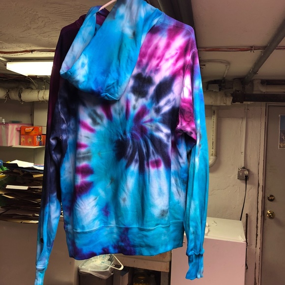 custom champion tie dye hoodie - Picture 2 of 2